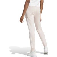 adidas Essentials 3-Streifen French Terry Cuffed Jogginghose Damen - rosa/wei&szlig;