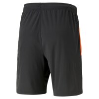 Puma teamLIGA Training Shorts Herren - schwarz/orange