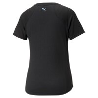 Puma Fit Logo T-Shirt Damen - schwarz/lila