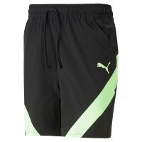 Puma Fit 7 Stretch Woven Shorts Herren - schwarz/gr&uuml;n