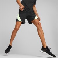 Puma Fit 7 Stretch Woven Shorts Herren - schwarz/gr&uuml;n