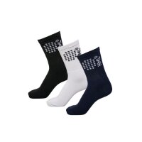 hummel Court Socken 3er Pack - schwarz/weiß/blau