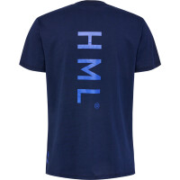 hummel Hmlcourt Cotton T-Shirt S/S Herren - marine