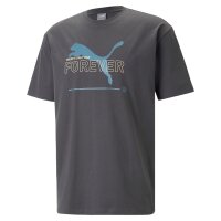 Puma Ess Better Relaxed Graphic T-Shirt Herren - grau/blau