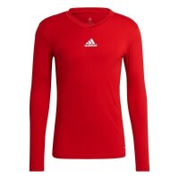 adidas Team Base Shirt Longsleeve Herren - rot