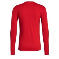 adidas Team Base Shirt Longsleeve Herren - rot