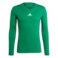 adidas Team Base Shirt Longsleeve Herren - grün