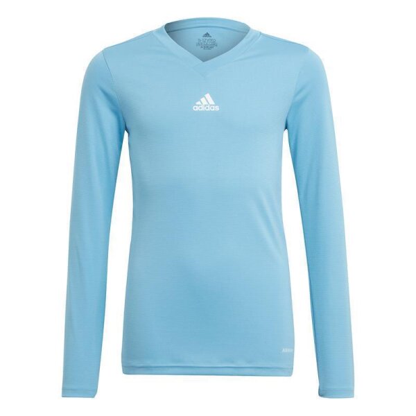 adidas Team Base Shirt Longsleeve Kinder - hellblau