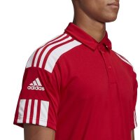 adidas Squadra 21 Poloshirt Herren - rot/wei&szlig;