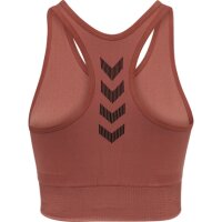 hummel First Seamless Sport BH Damen - orange