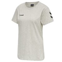 hummel GO Cotton T-Shirt S/S Damen - hellgrau