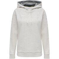 hummel GO Cotton Hoodie Damen - hellgrau