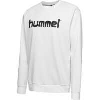 hummel GO Cotton Sweatshirt Herren - wei&szlig;