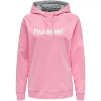 hummel GO Cotton Hoodie Damen - rosa/wei&szlig;