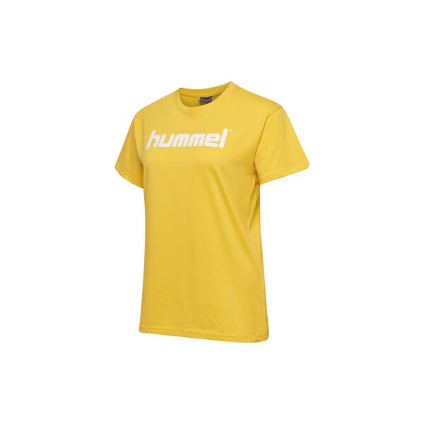 hummel GO Cotton T-Shirt Damen - gelb