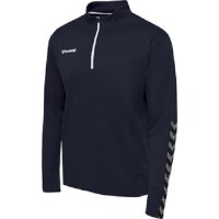 hummel Authentic Half-Zip Sweatshirt Herren - navy