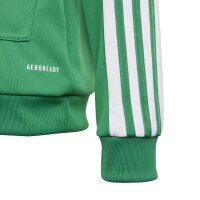 adidas Squadra 21 Hoodie Kinder - gr&uuml;n/wei&szlig;