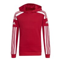 adidas Squadra 21 Hoodie Kinder - rot/weiß