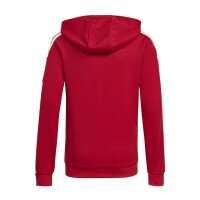 adidas Squadra 21 Hoodie Kinder - rot/wei&szlig;