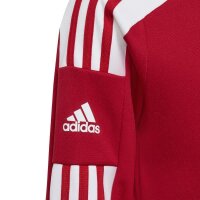 adidas Squadra 21 Hoodie Kinder - rot/wei&szlig;