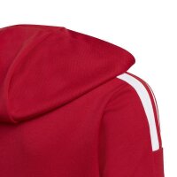 adidas Squadra 21 Hoodie Kinder - rot/wei&szlig;