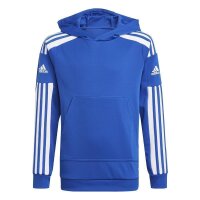 adidas Squadra 21 Hoodie Kinder - blau/wei&szlig;