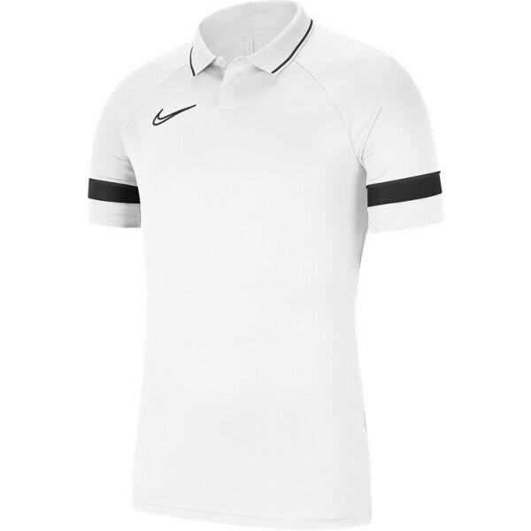 Nike Academy 21 Poloshirt Kinder - weiß/schwarz