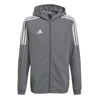 adidas Tiro 21 Windbreaker Jacke Kinder - grau