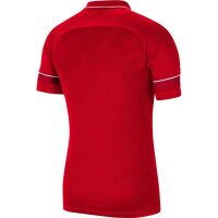 Nike Academy 21 Poloshirt Kinder - rot/wei&szlig;