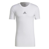 adidas Techfit  Kurzarm Shirt Herren - weiß