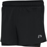 hummel Newline Core 2-IN-1 Shorts Damen - schwarz