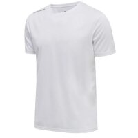 hummel Newline Core Functional T-Shirt Herren - wei&szlig;