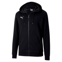 Puma teamGOAL 23 Full-Zip Hoodie Herren - schwarz