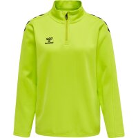 hummel Hmlcore Xk Half Zip Sweat Damen - lime popsicle