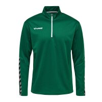 hummel Authentic Half Zip Sweatshirt Herren - dunkelgrün