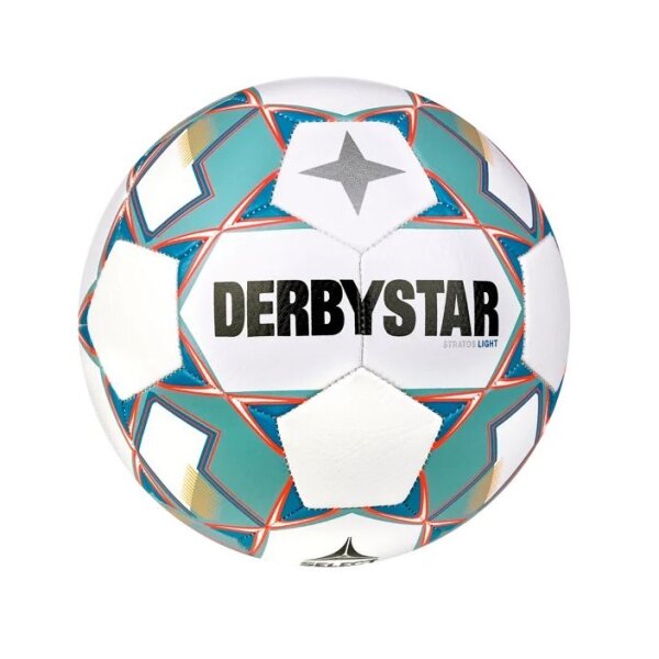 Derbystar Stratos Light v23 Fußball - weiß/blau