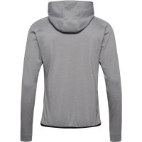 Hummel MT Interval Full-Zip Hoodie Herren - grau/schwarz