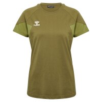 hummel Hmltravel T-Shirt S/S Damen - military olive