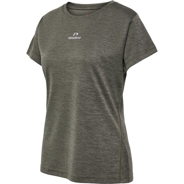 hummel Nwlpace Melange Tee Damen - beluga melange