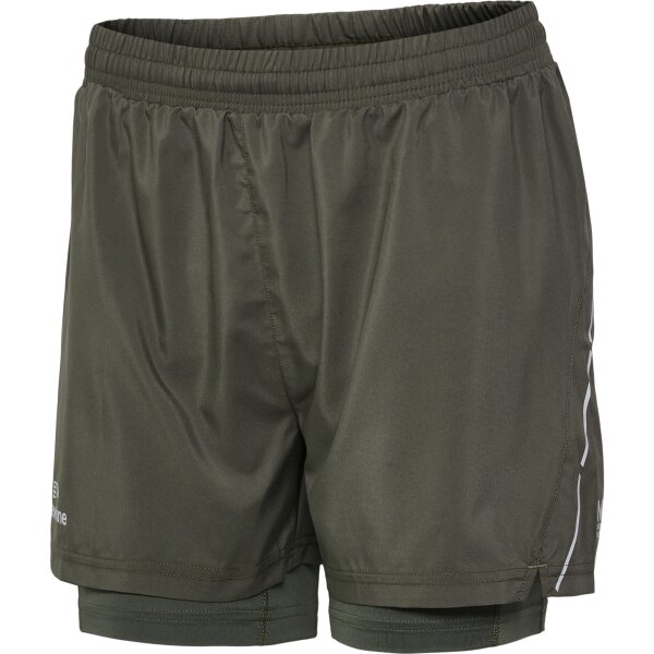 hummel Nwlpace 2In1 Shorts Damen - beluga