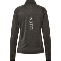 hummel Nwlpace Half Zip Damen - beluga melange