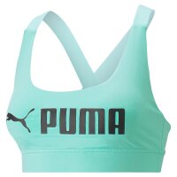 Puma Fit Mid Impact Sport-BH Damen - türkis