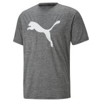 Puma Train Fav Heather Cat Tee T-Shirt Herren - grau