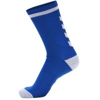 hummel Elite Indoor Sportsocken Low - blau/weiß