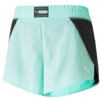 Puma Fit Fashion Woven Flow Shorts Damen - türkis/schwarz