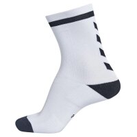 hummel Elite Indoor Sportsocken Low - weiß/schwarz