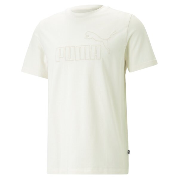 Puma Essentials Elevated Pique T-Shirt Herren - weiß