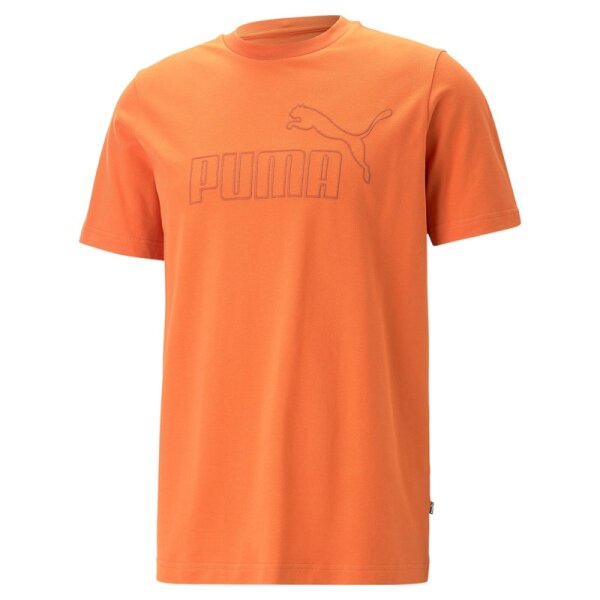 Puma Essentials Elevated Pique T-Shirt Herren - orange