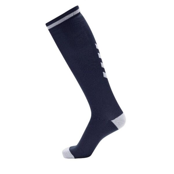 hummel Elite Indoor Sportsocken High - navy/weiß