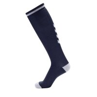 hummel Elite Indoor Sportsocken High - navy/weiß